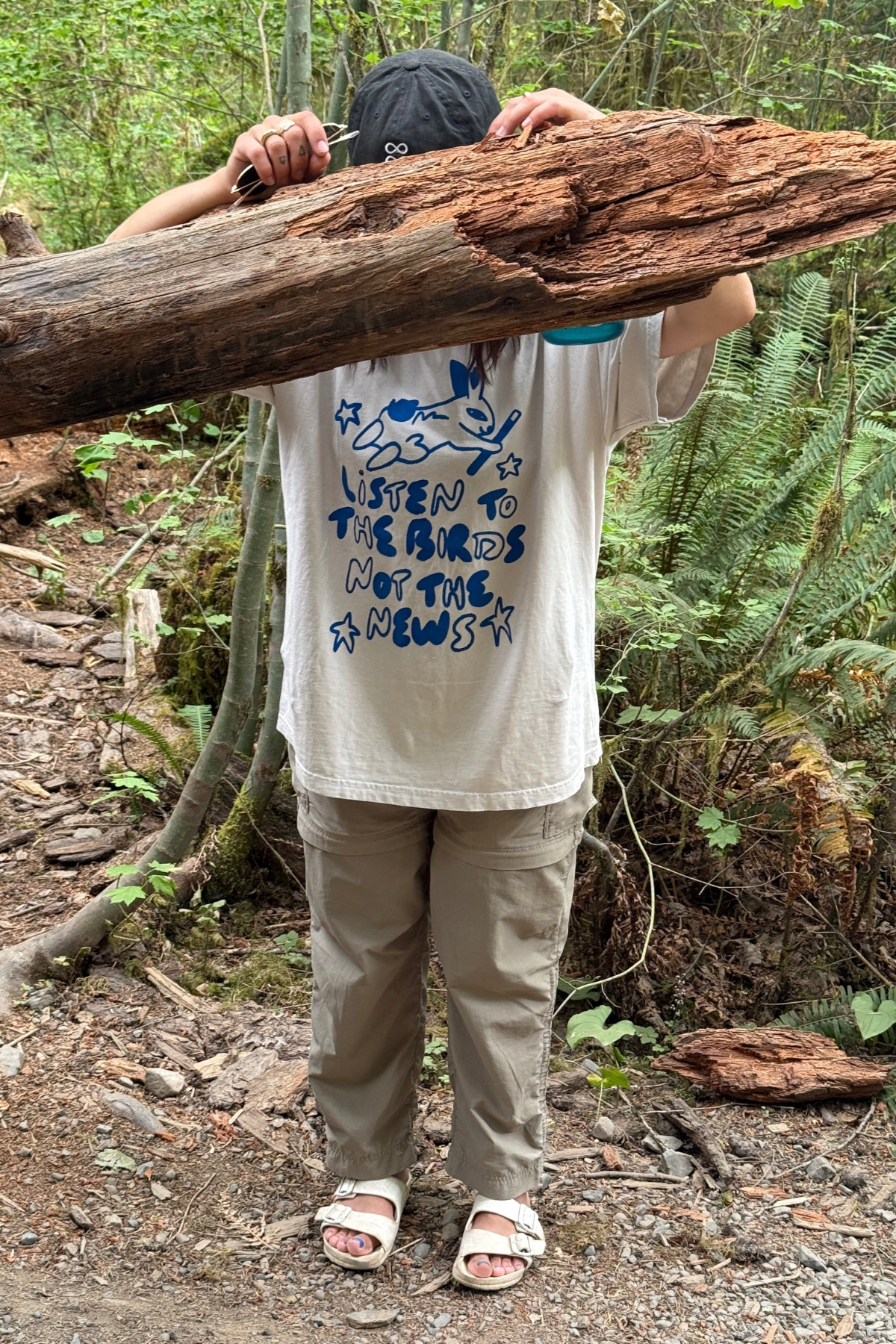 Listen To The Birds, Not The News Tee