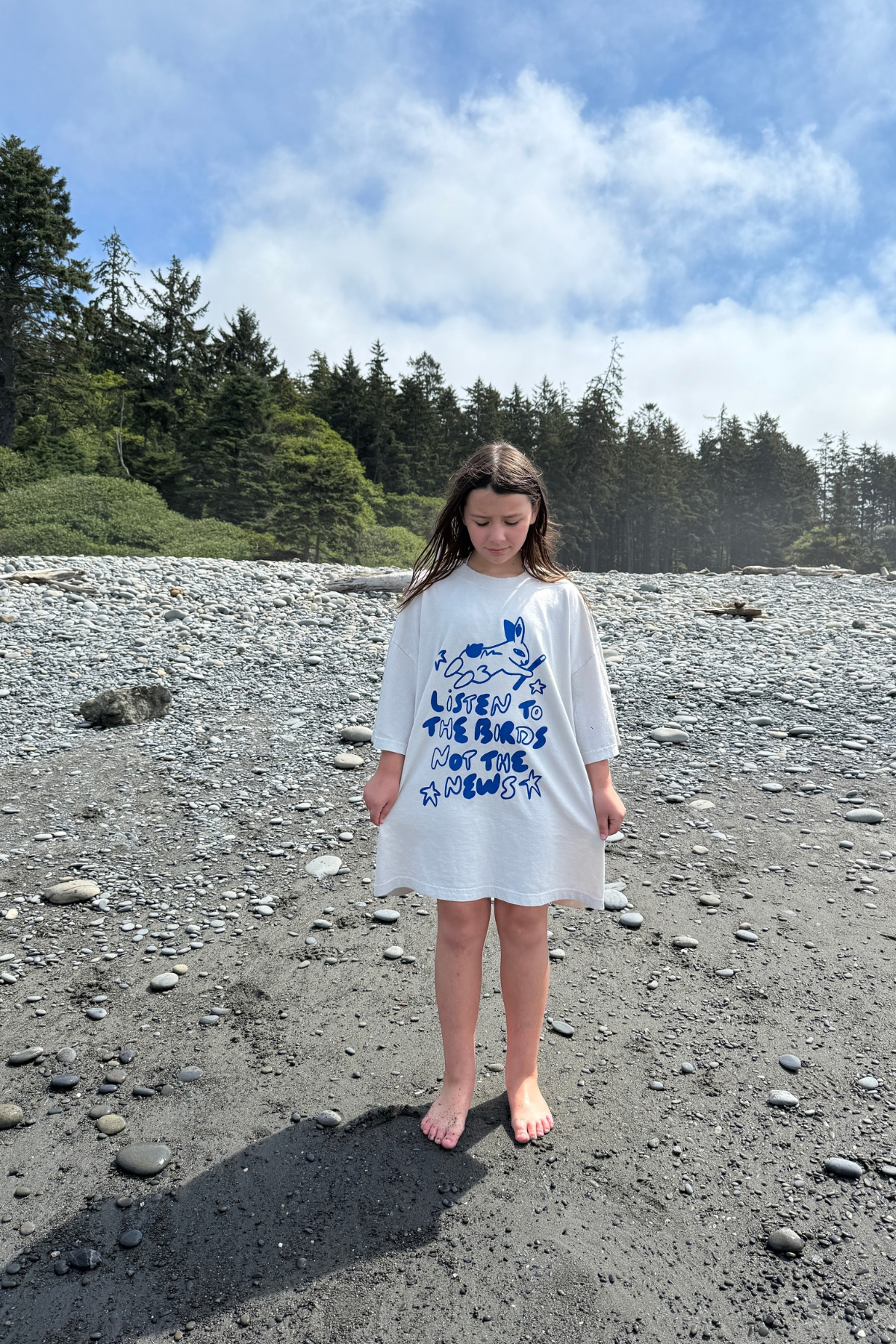 Listen To The Birds, Not The News Tee