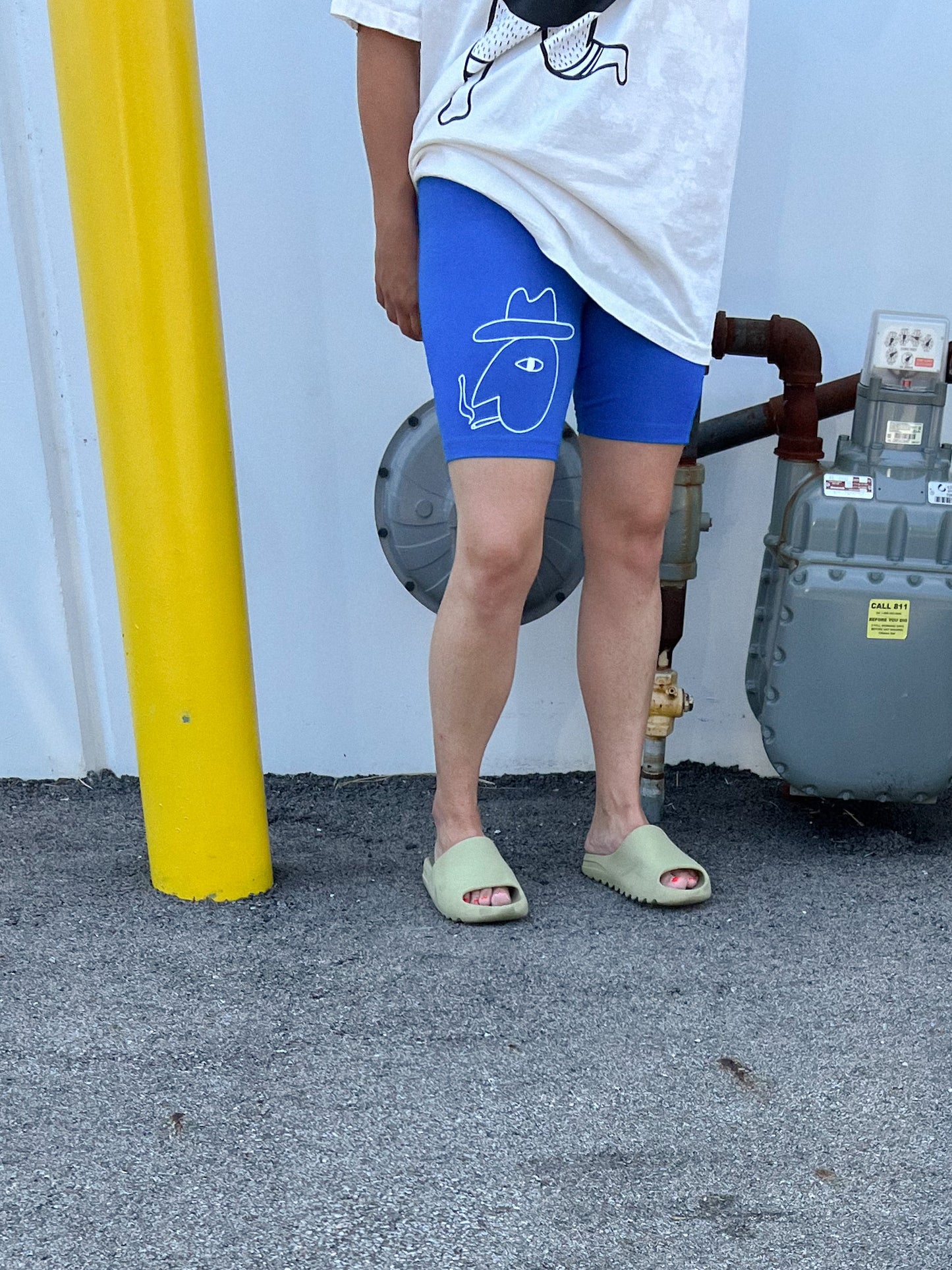 Cannabis Cowboy Bike Shorts