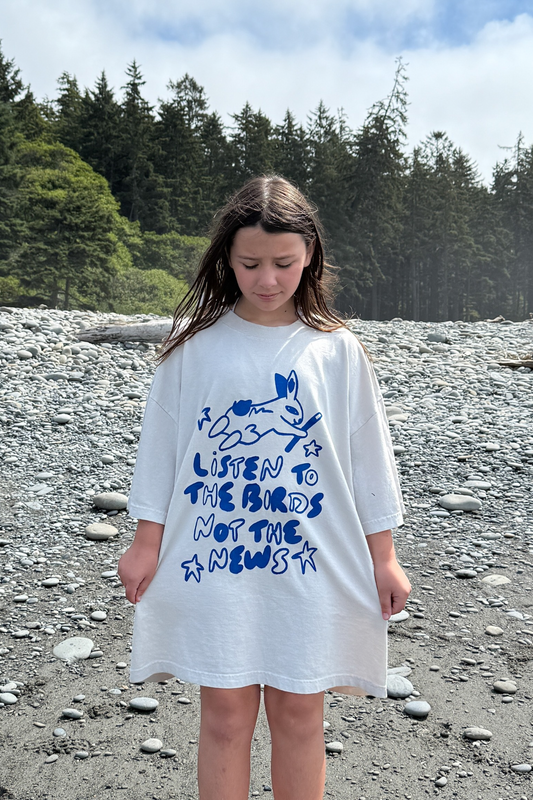 Listen To The Birds, Not The News Tee