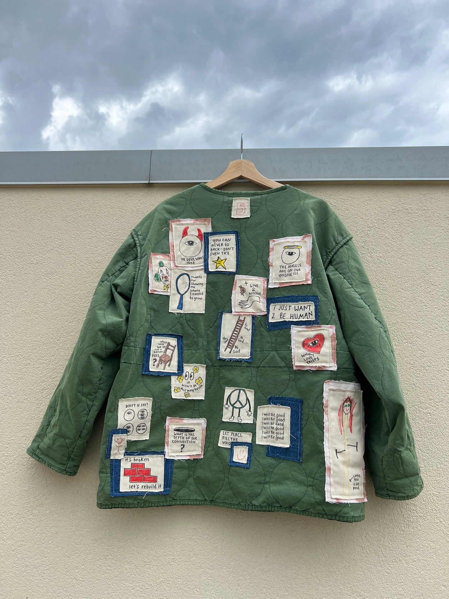 Save Me From Myself Chore Coat, Mindscapes Gallery Piece
