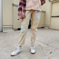 Ecru Patchwork Pants