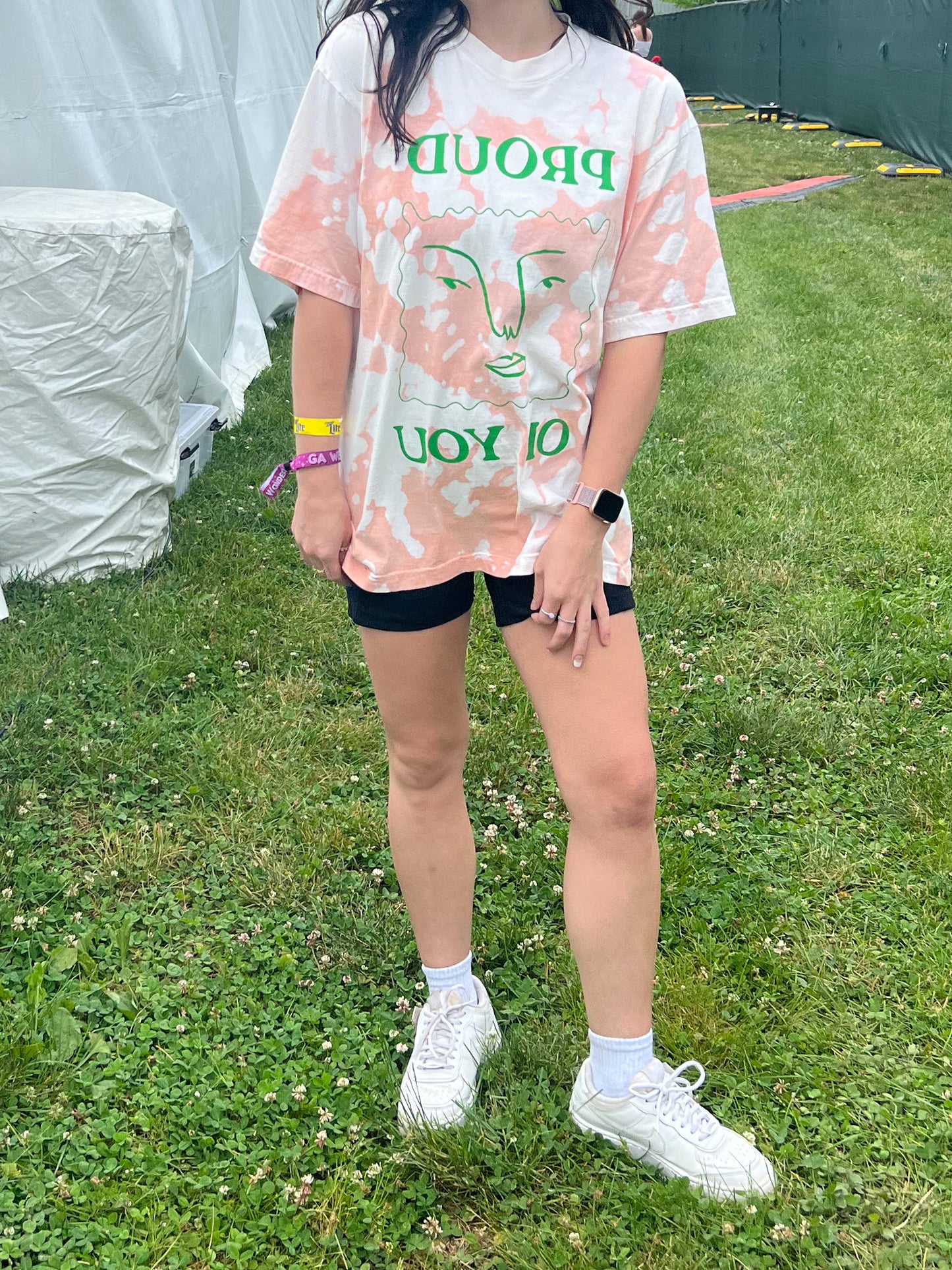 Proud Of You, Magic Mirror Tee Strawberry Milk